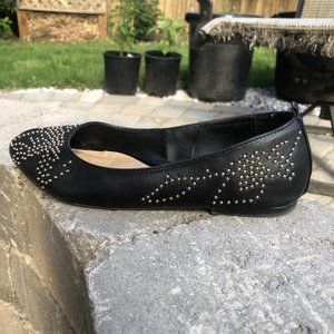 Torrid Black Flat with Gold Stud Detail